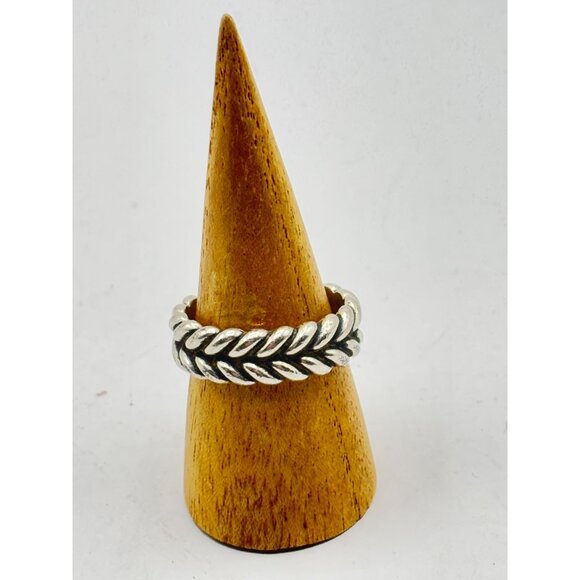 James Avery Sterling Silver Braided Band Ring Size 11.75 - Picture 4 of 6